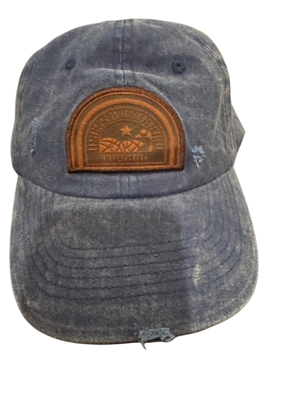 Alien Movie USCSS Nostromo 180286 Hat Denim Blue Distressed Cap Lootcrate